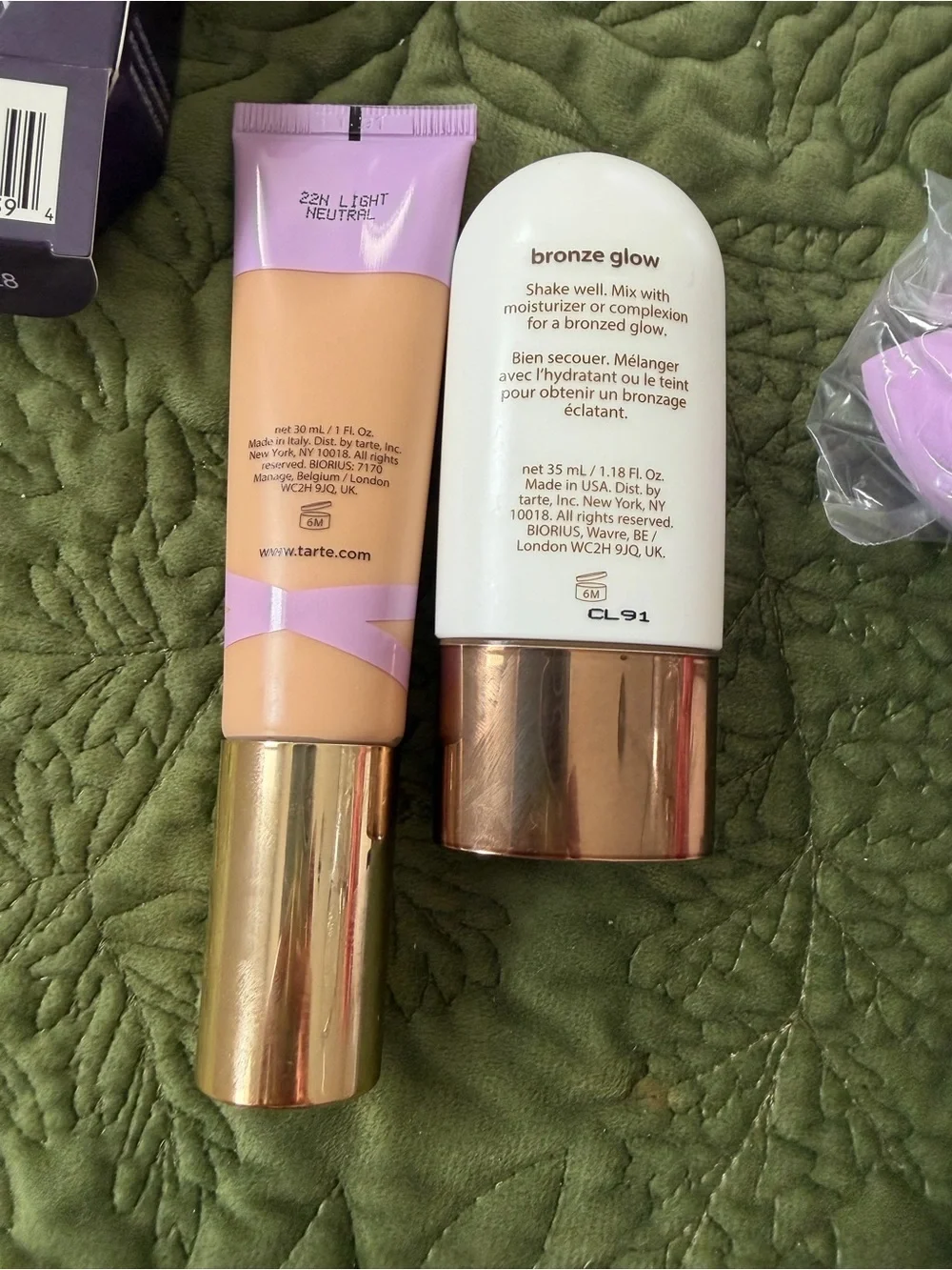 Tarte 3-Piece Key Largo Bronze Perfect Complexion Set 22N Light Neutral NIB